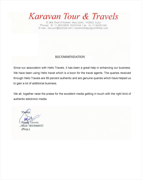Feedback Letter