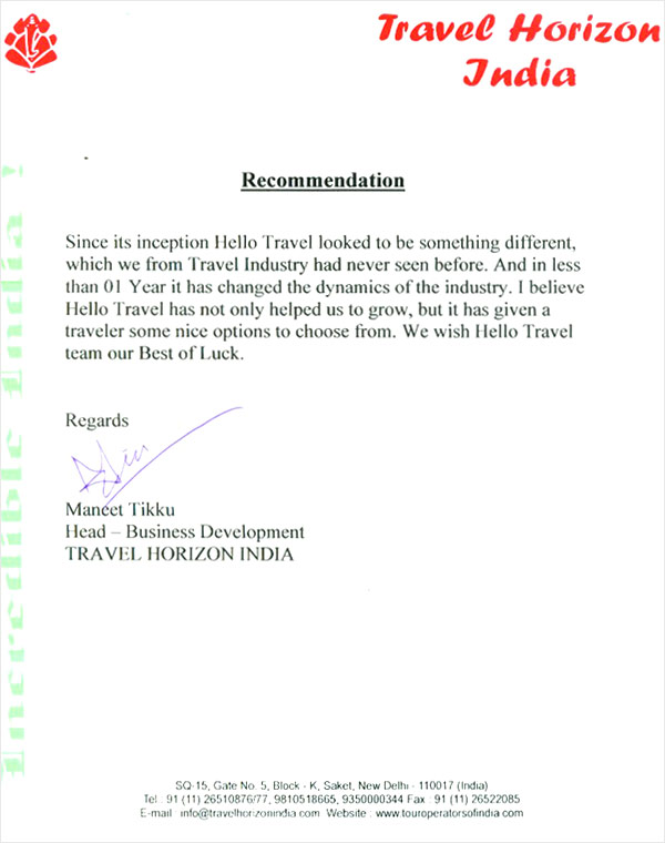 Feedback Letter