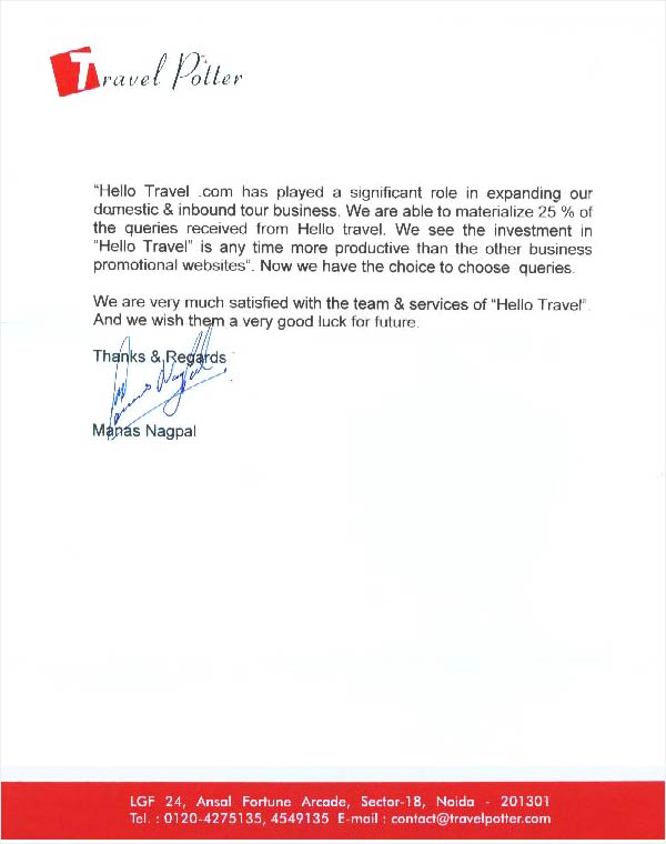 Feedback Letter
