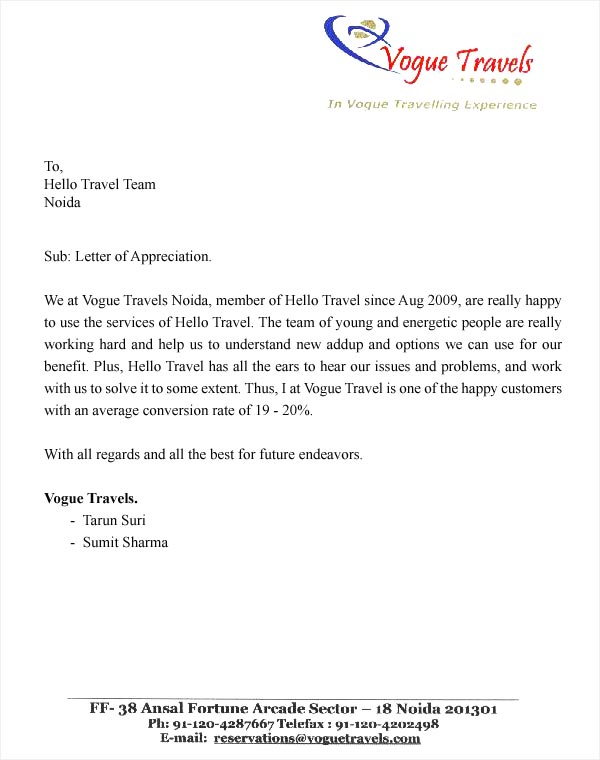 Feedback Letter